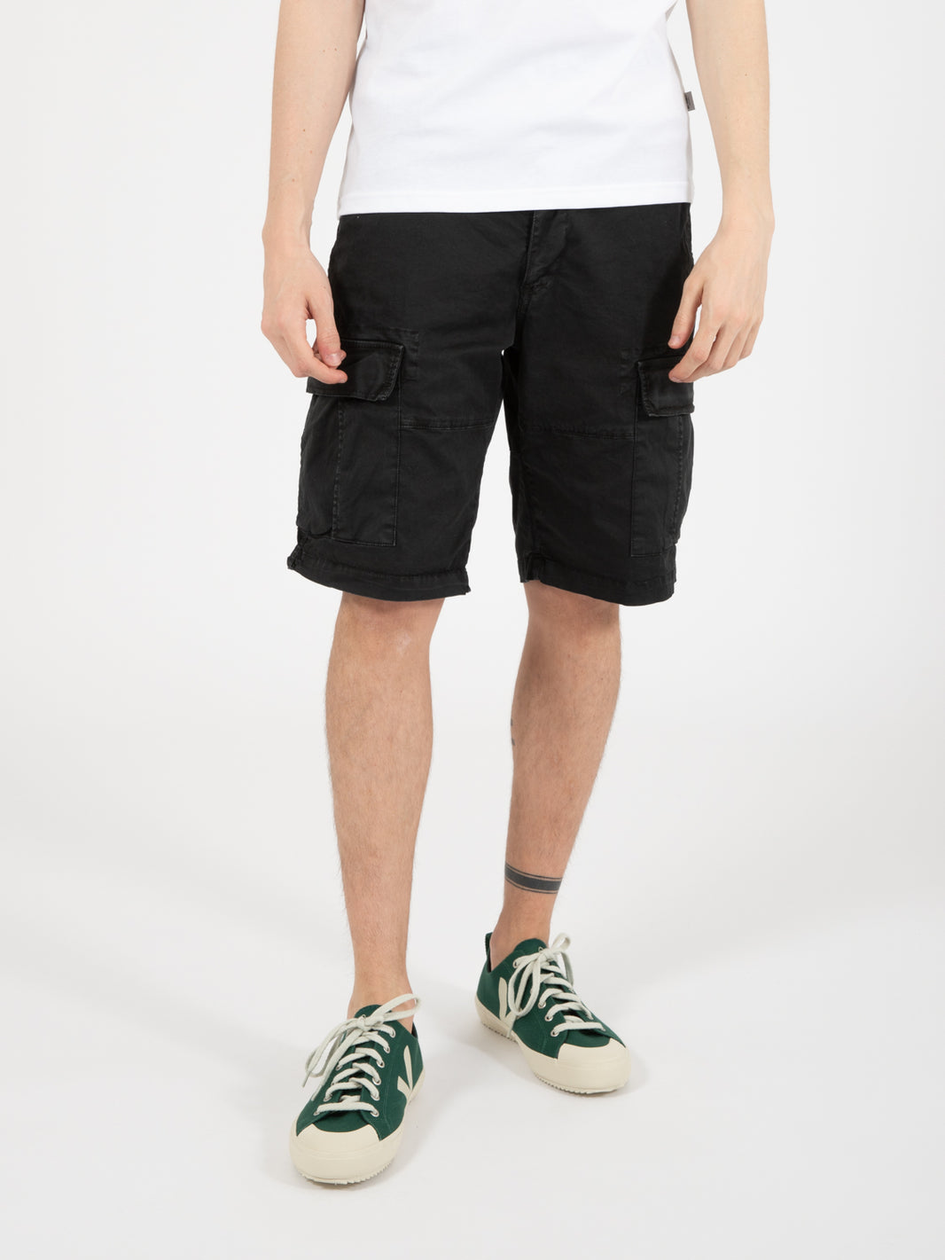Black DSQ cargo shorts