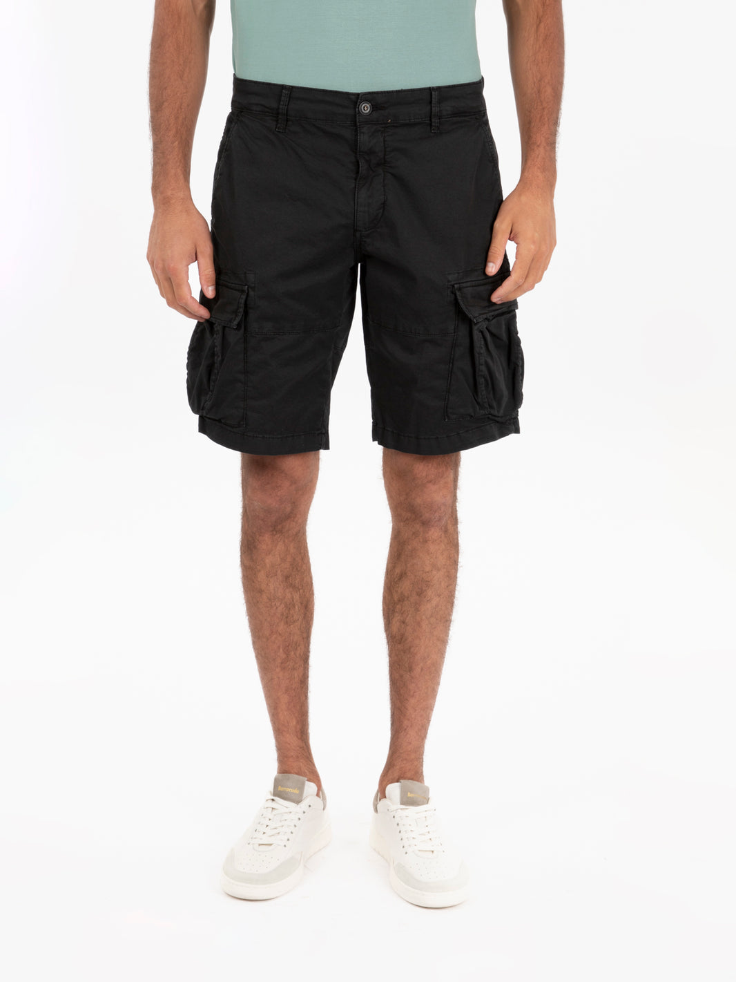 DSQ Bermuda shorts in washed black