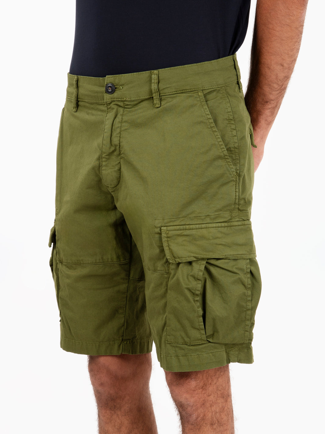 Army Green DSQ Bermuda Shorts