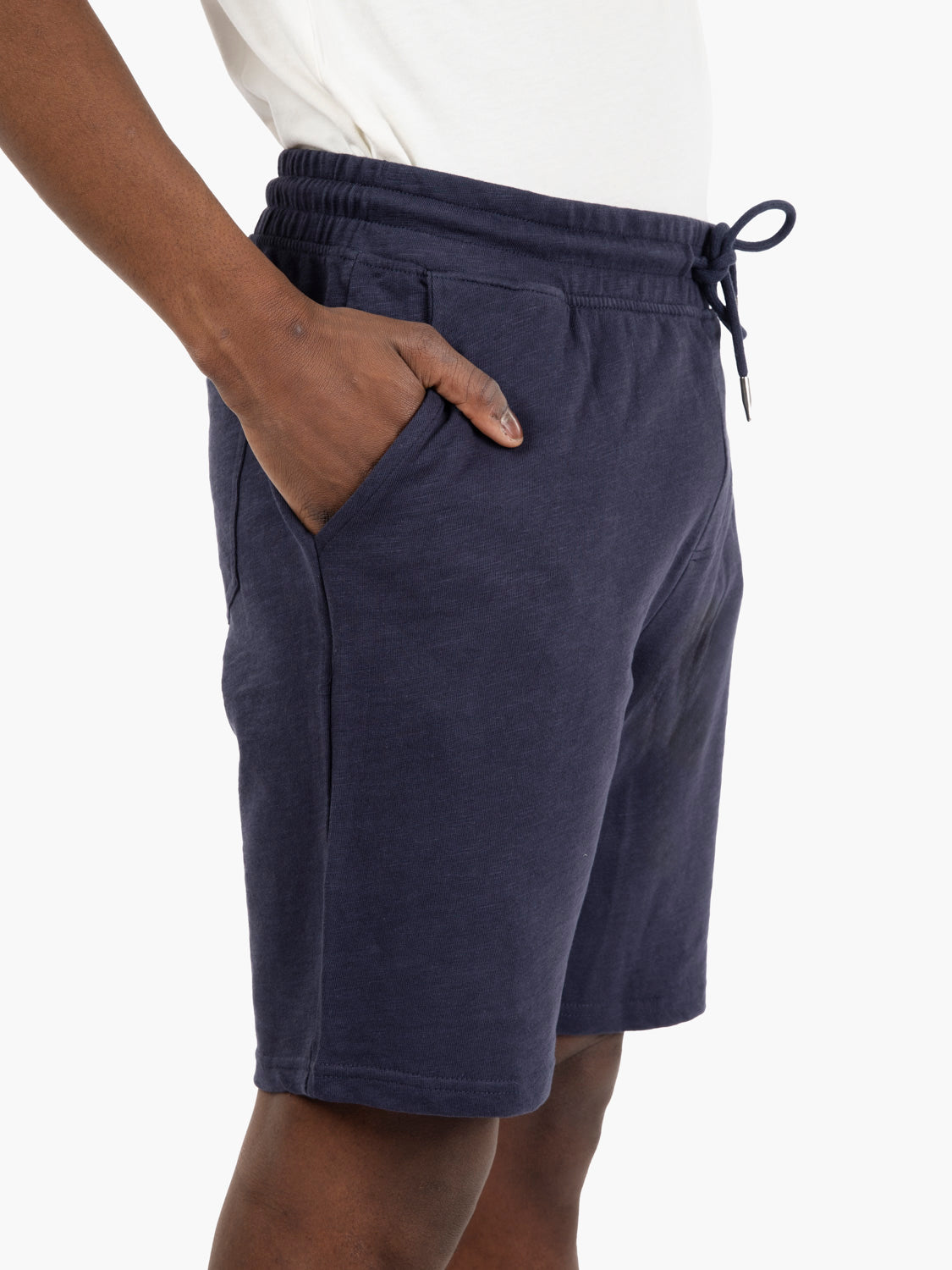 Bermuda in felpa navy