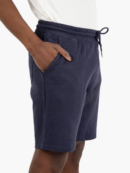 Bermuda in felpa navy