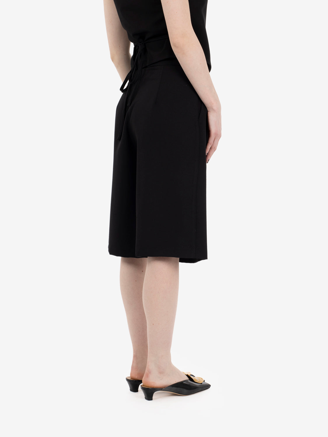 Black Bermuda shorts
