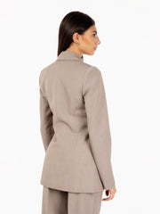 STIMM - Blazer doppiopetto beige