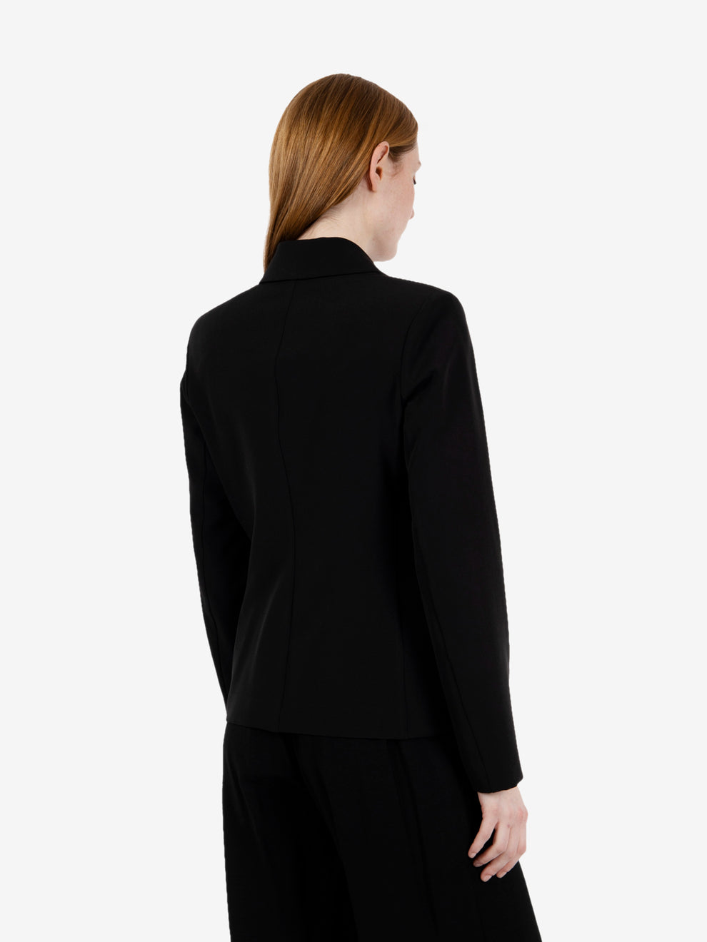 Blazer doppiopetto corta nero