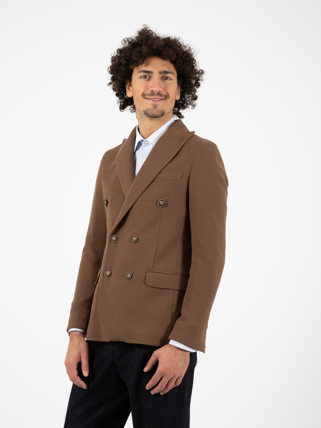 Blazer doppiopetto Impact fango