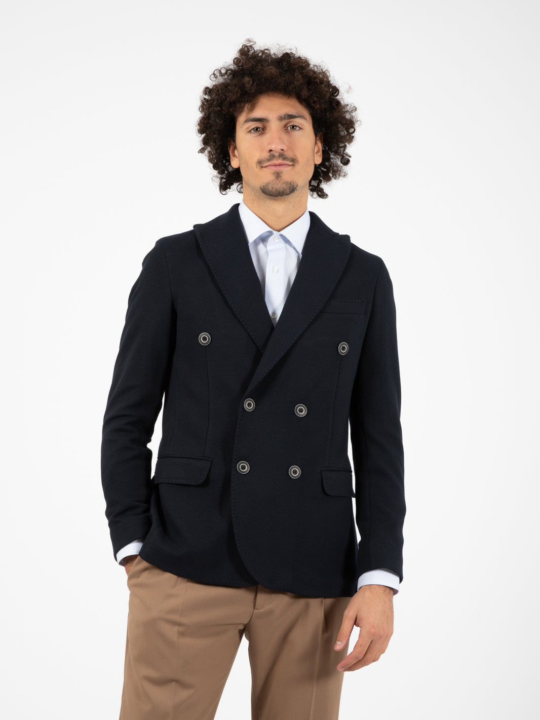 Blazer doppiopetto stronger blu