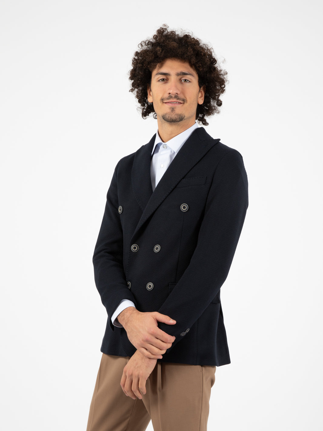 Blazer doppiopetto stronger blu