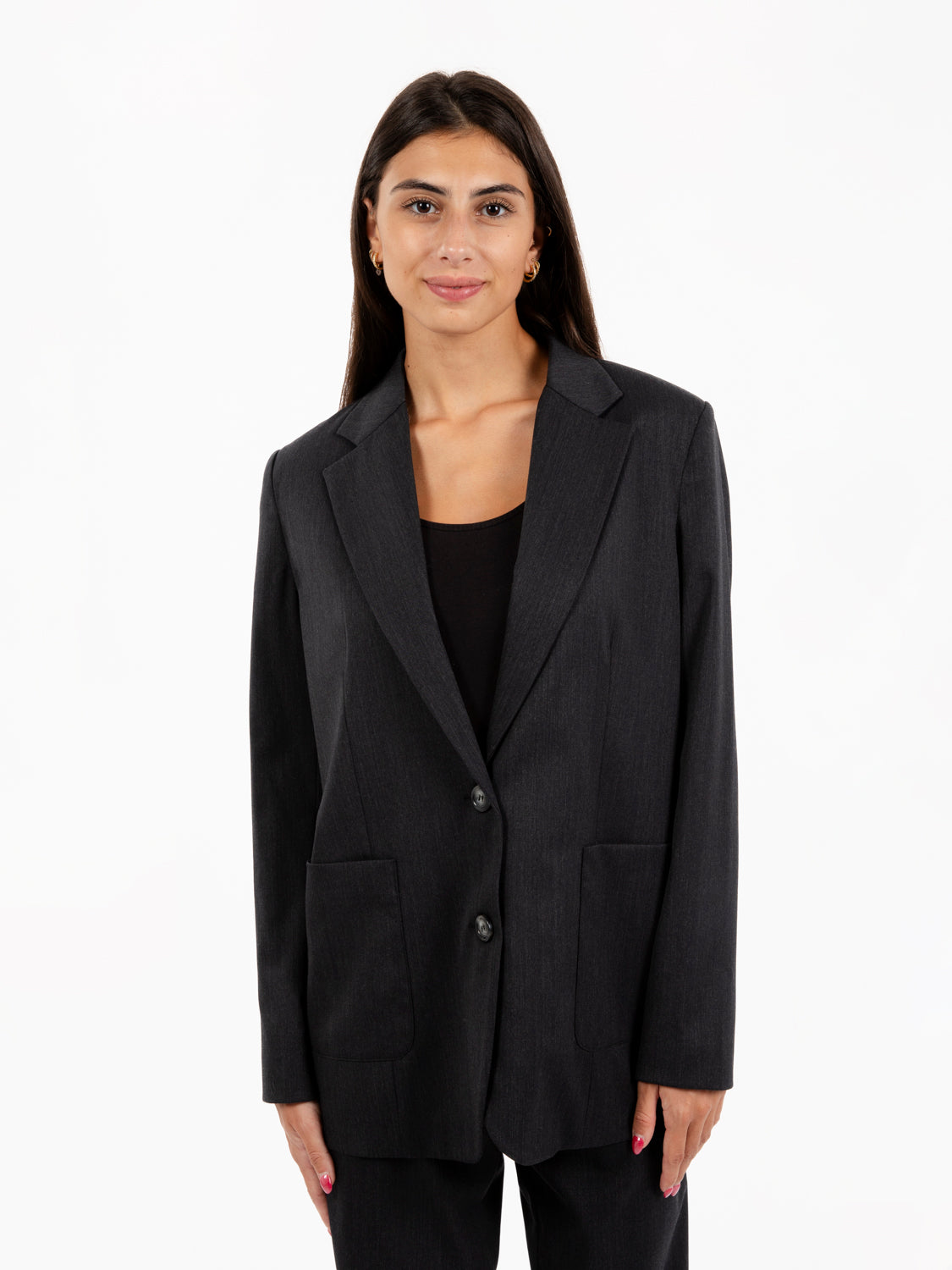 Blazer over monopetto antracite