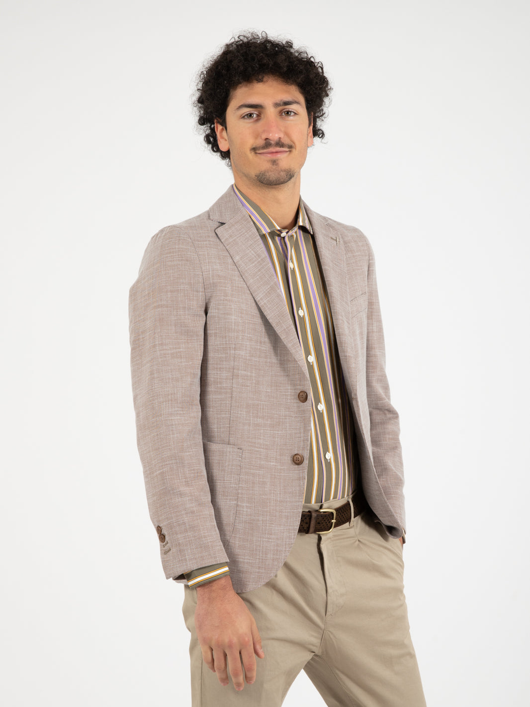 Blazer Pera fango mélange