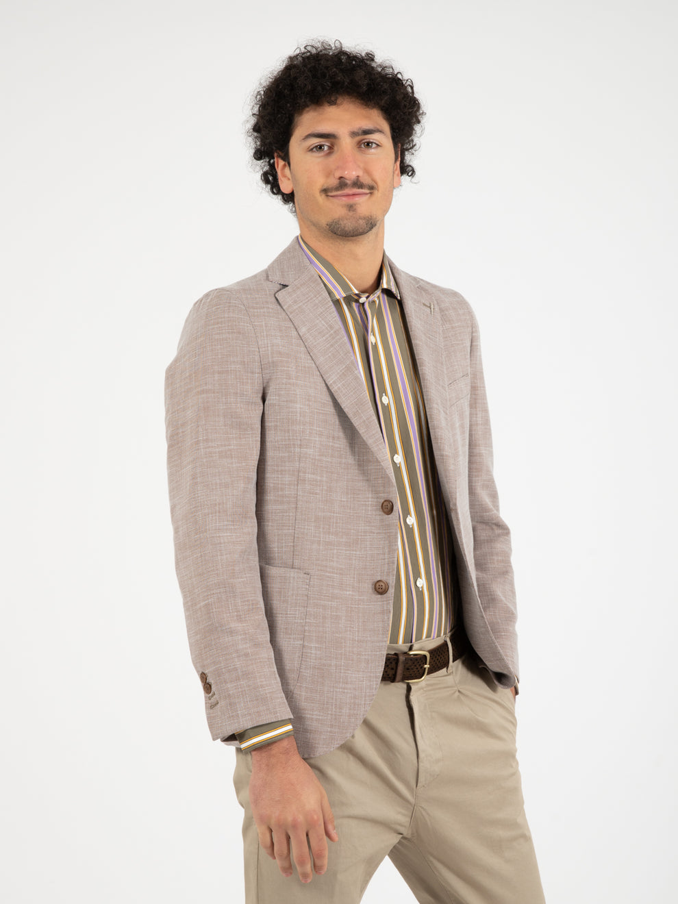 Blazer Pera fango mélange