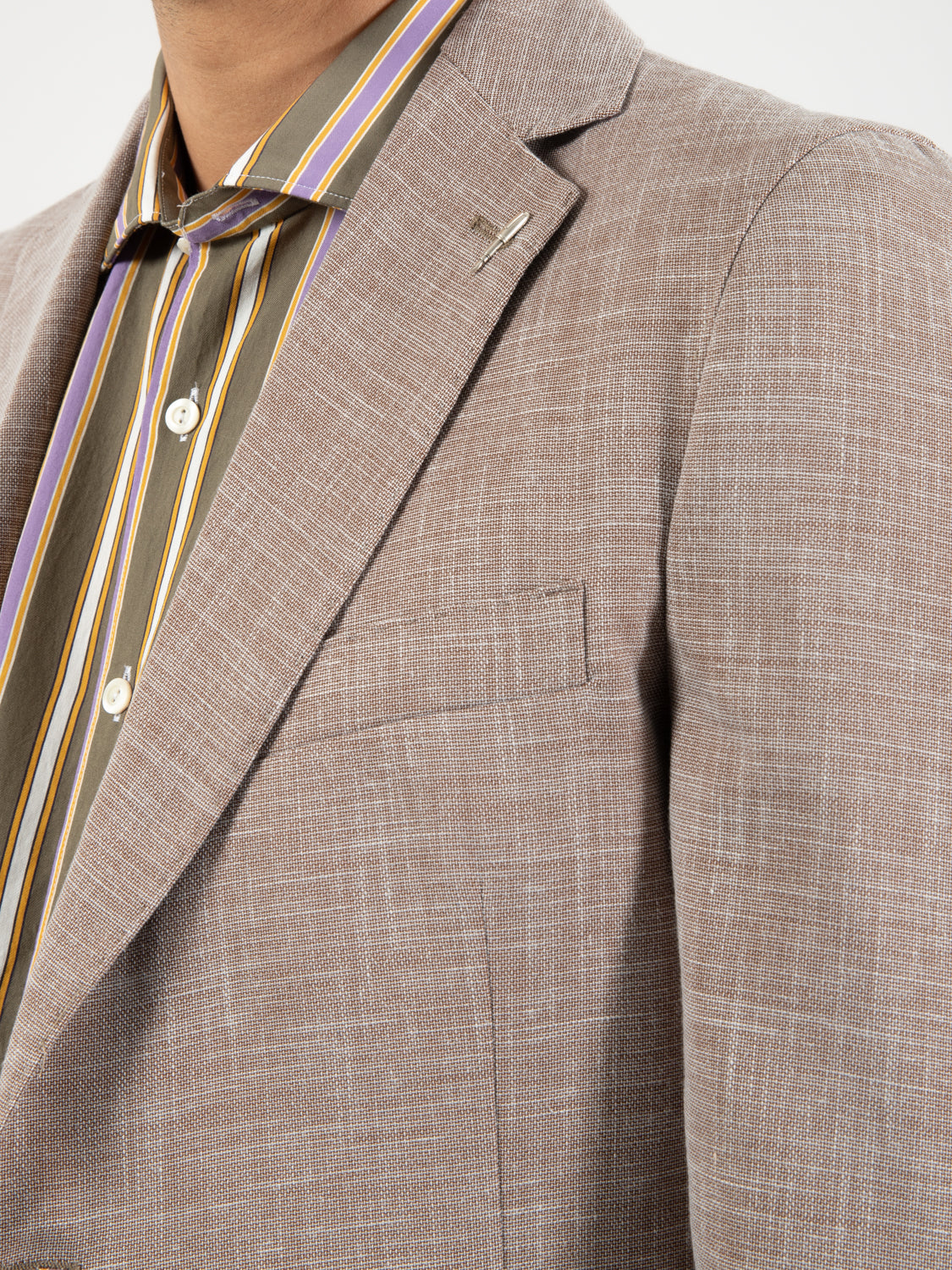 Blazer Pera fango mélange