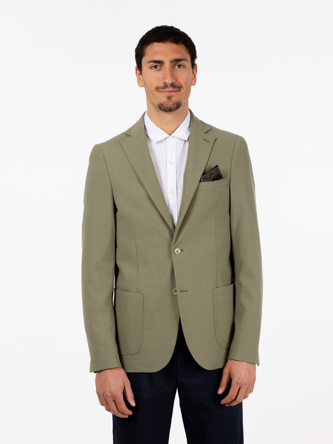 Blazer piquet Italo salvia