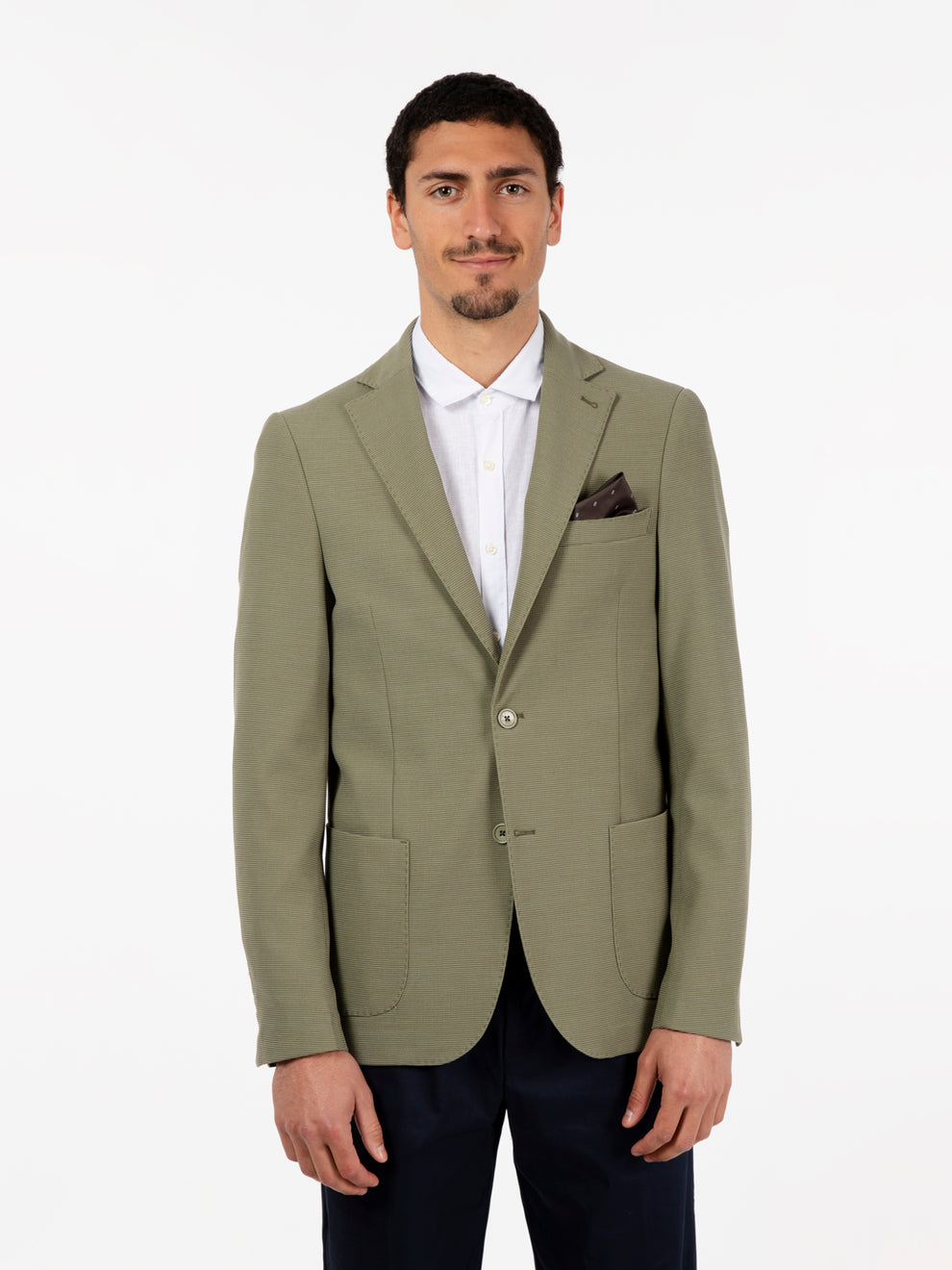 Blazer piquet Italo salvia