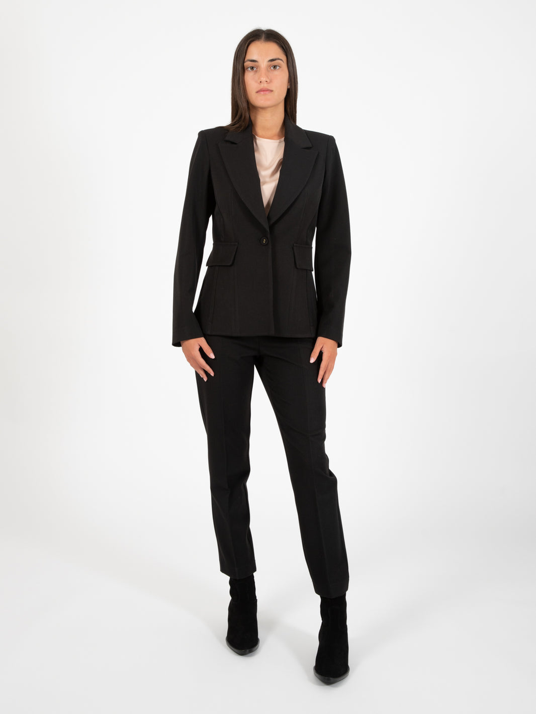 Blazer sfiancato nero