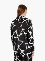 STIMM - Blazer sfoderato bianco / nero