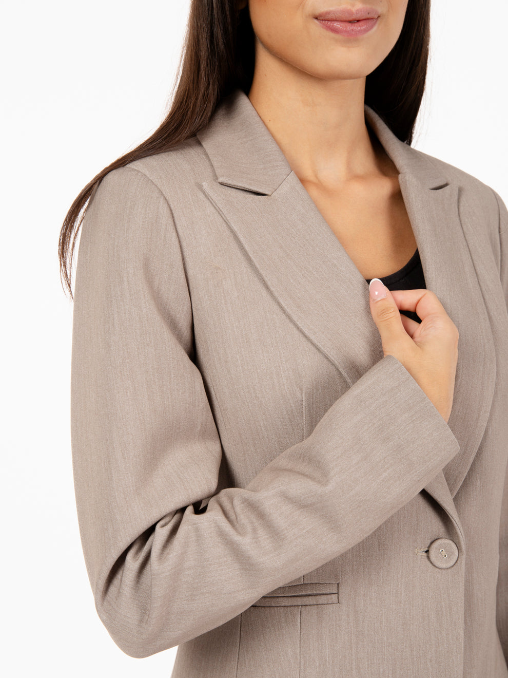 Blazer slim fit Kasha grigio