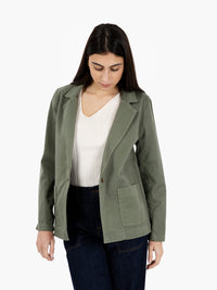 Tonia blazer in sage cotton