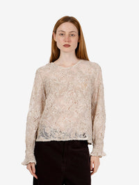 White lace blouse
