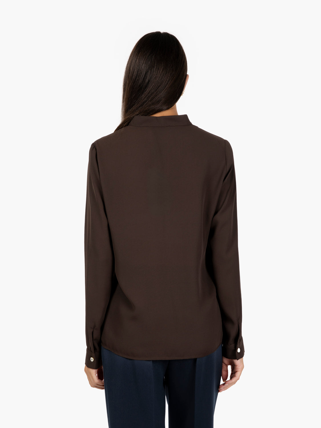 Blusa scollo a V moro