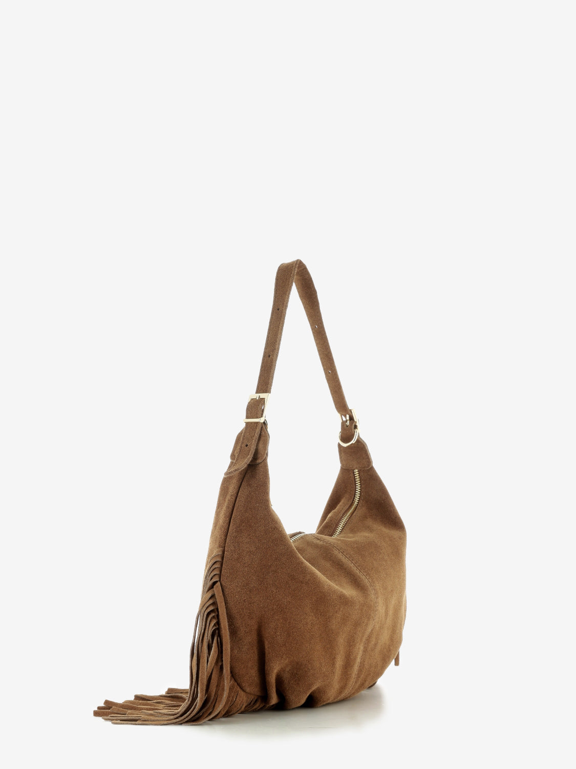 SUEDE FRINGE BAG IN LEATHER 12194_LEATHER