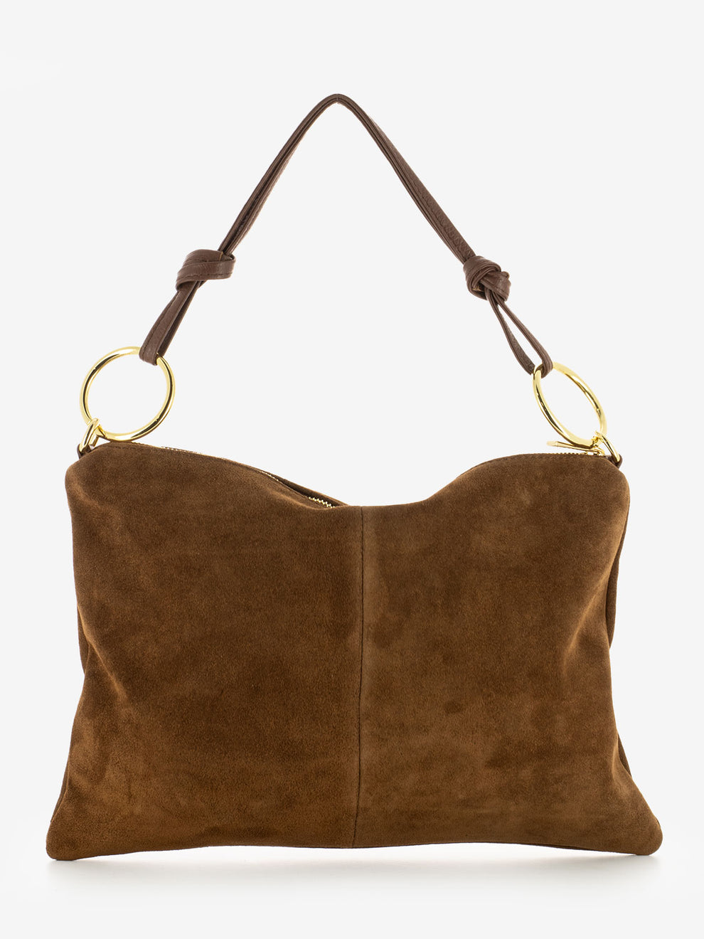 LARGE BROWN SUEDE BAG 1147-G/C_BOWN