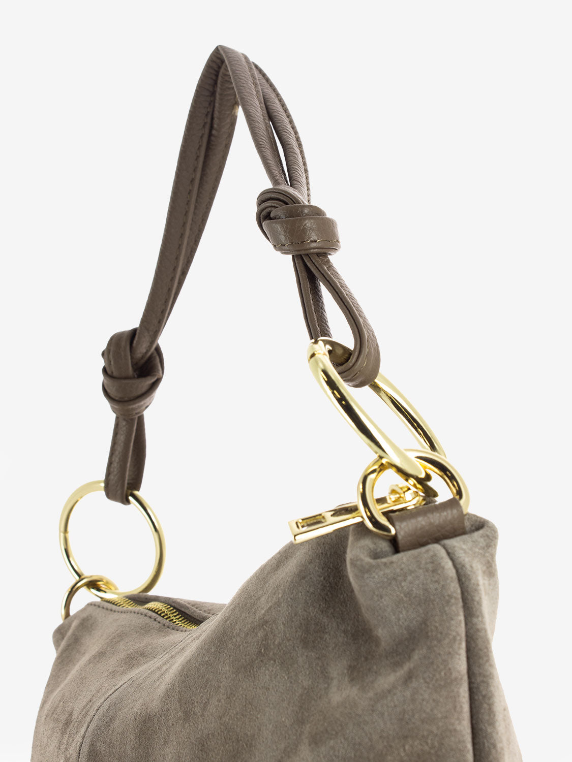 LARGE TAUPE SUEDE BAG 1147-G/C_TAU