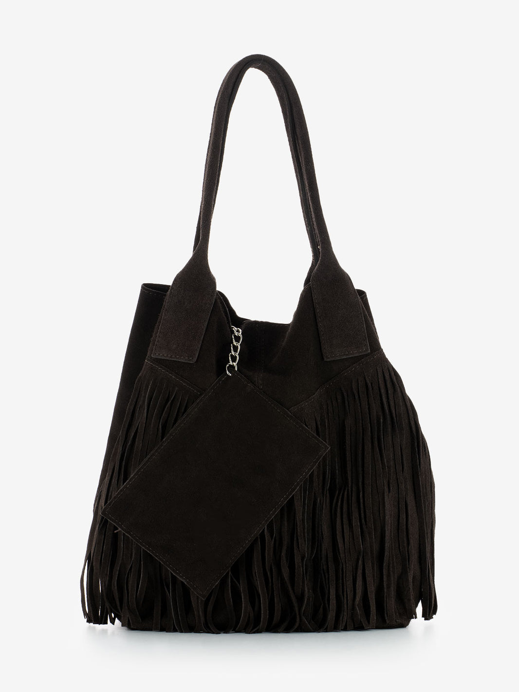 DARK BROWN FRINGE BAG 21124_TDM