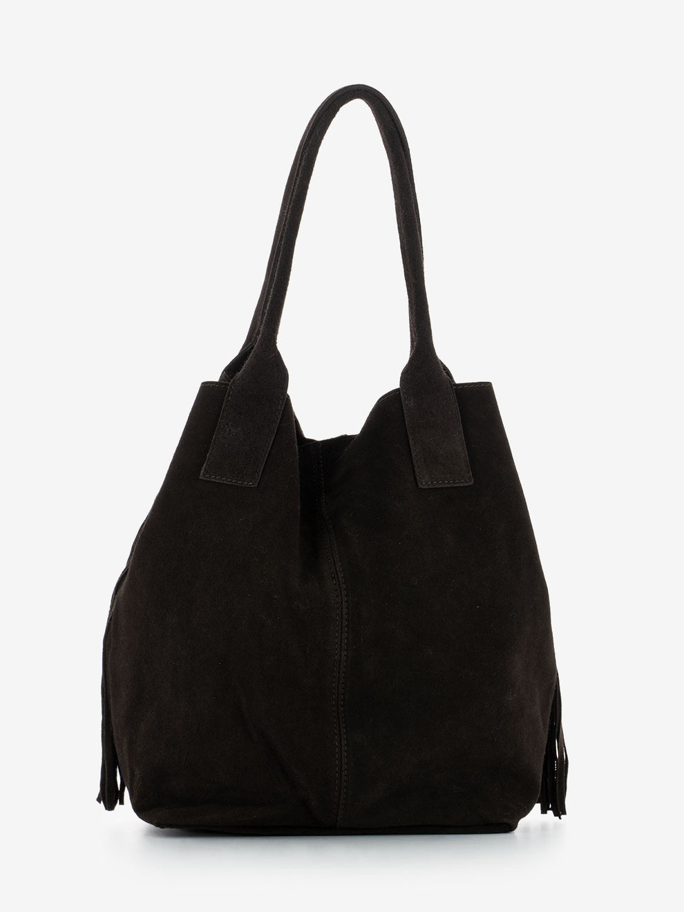 DARK BROWN FRINGE BAG 21124_TDM