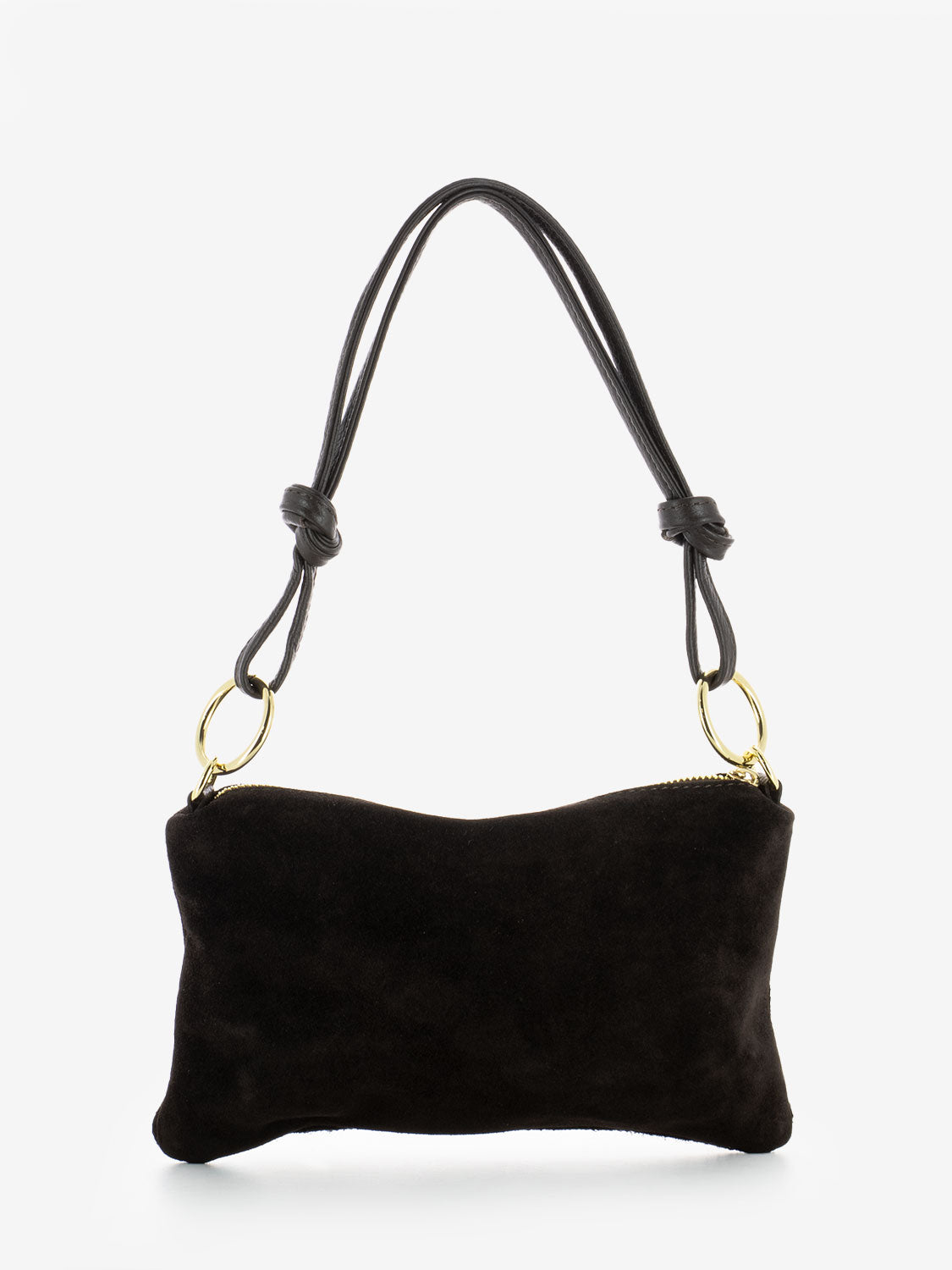 SMALL DARK BROWN SUEDE BAG 1147-S/C_TDM