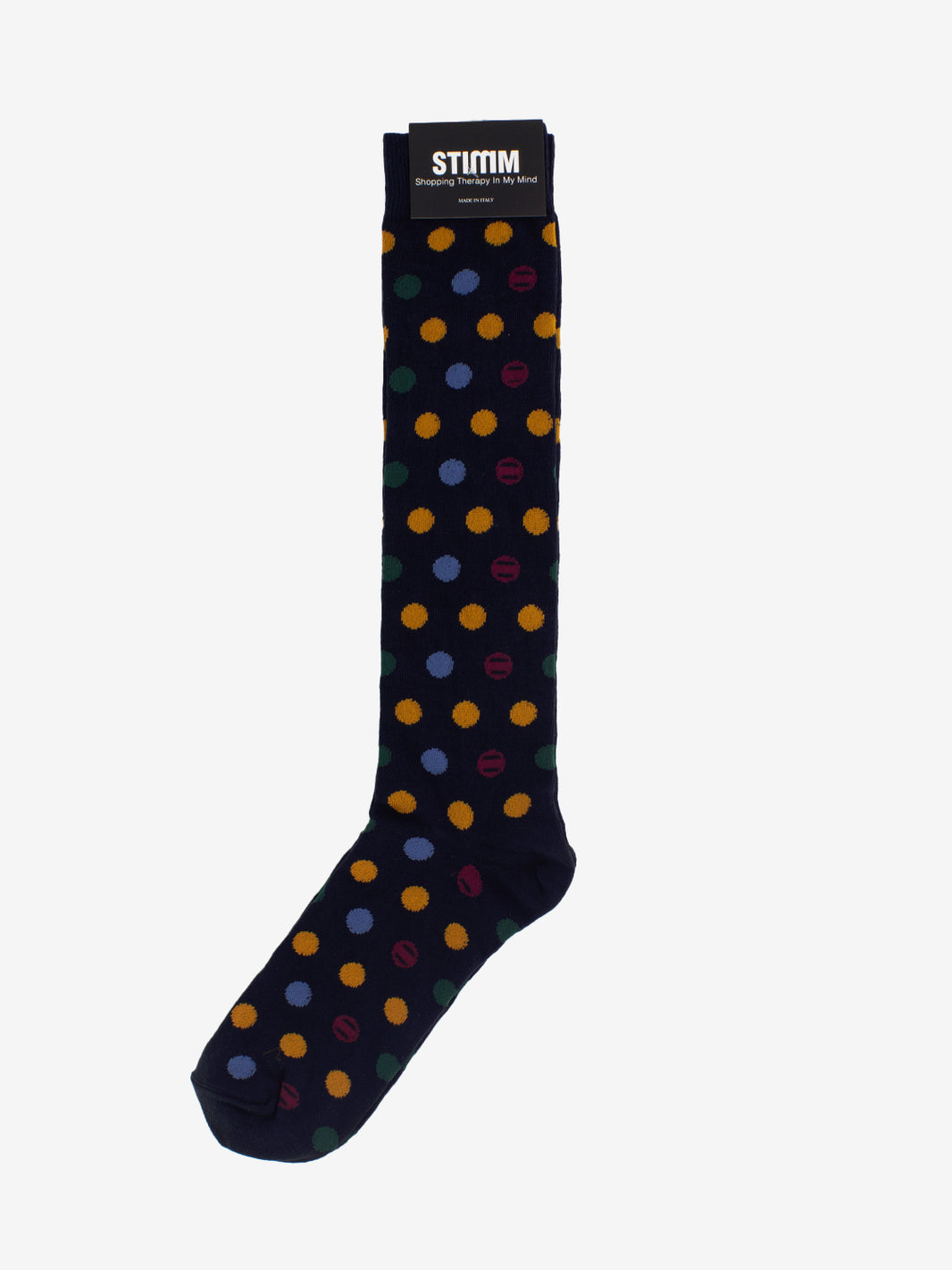 BLUE POLKA DOT SOCK 520LF_BLU