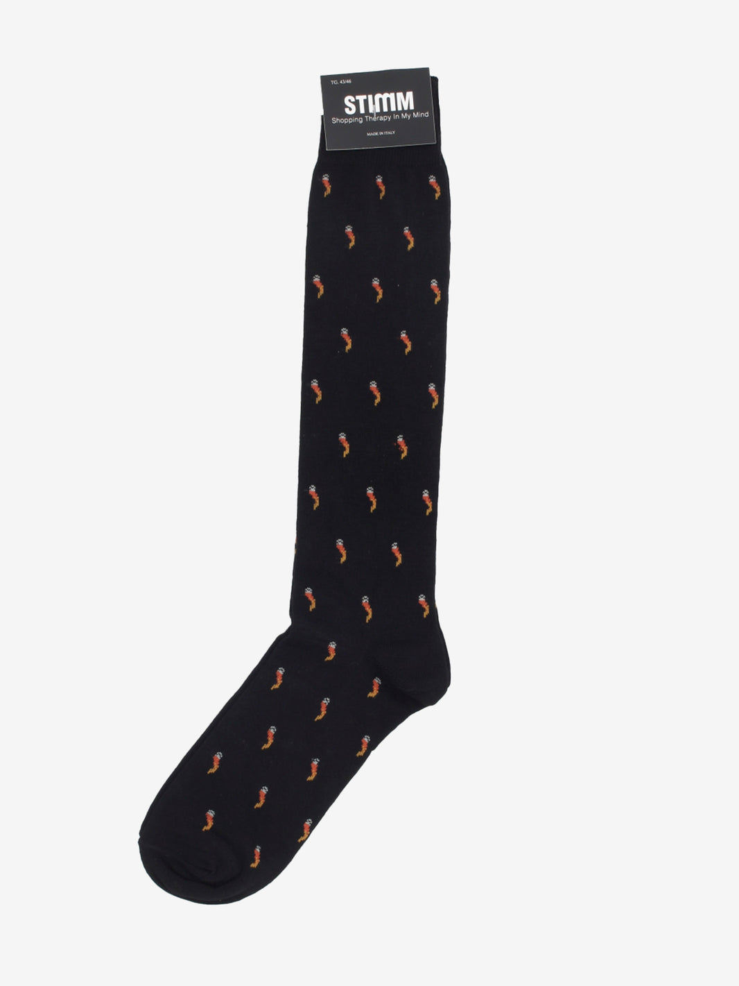 Black horn socks