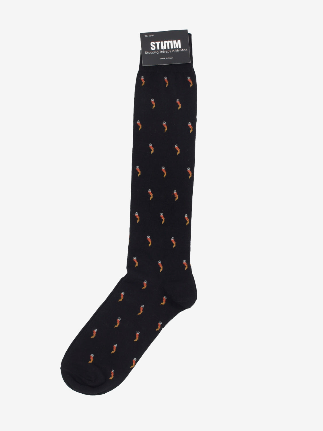 Black horn socks