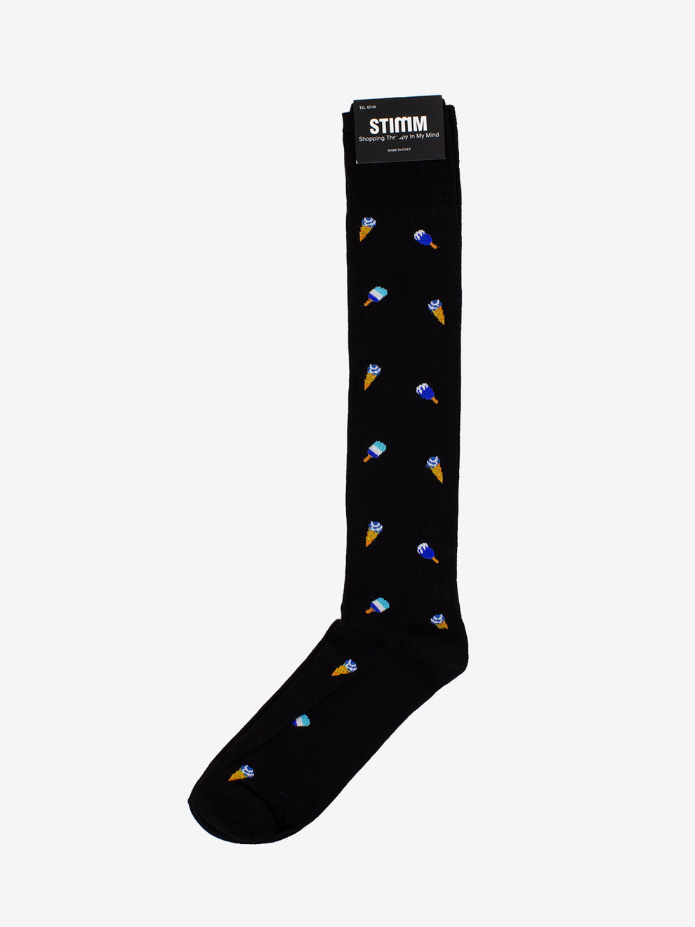 Calzini lunghi con gelati nero
