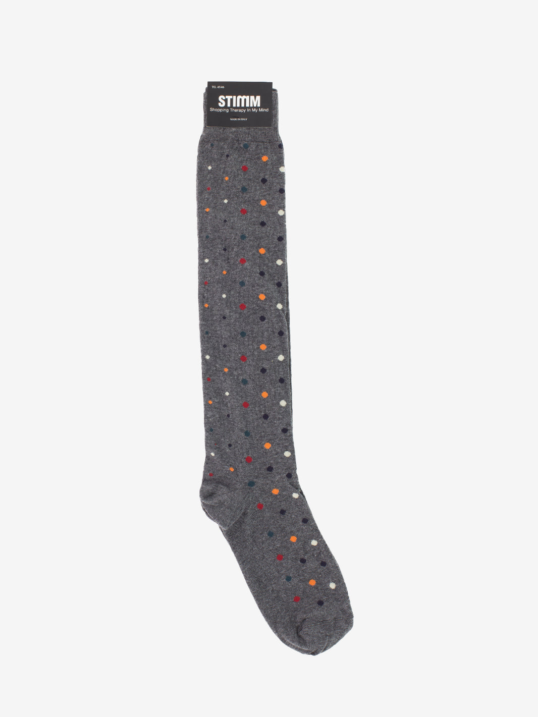 Calzino lungo pois grigio