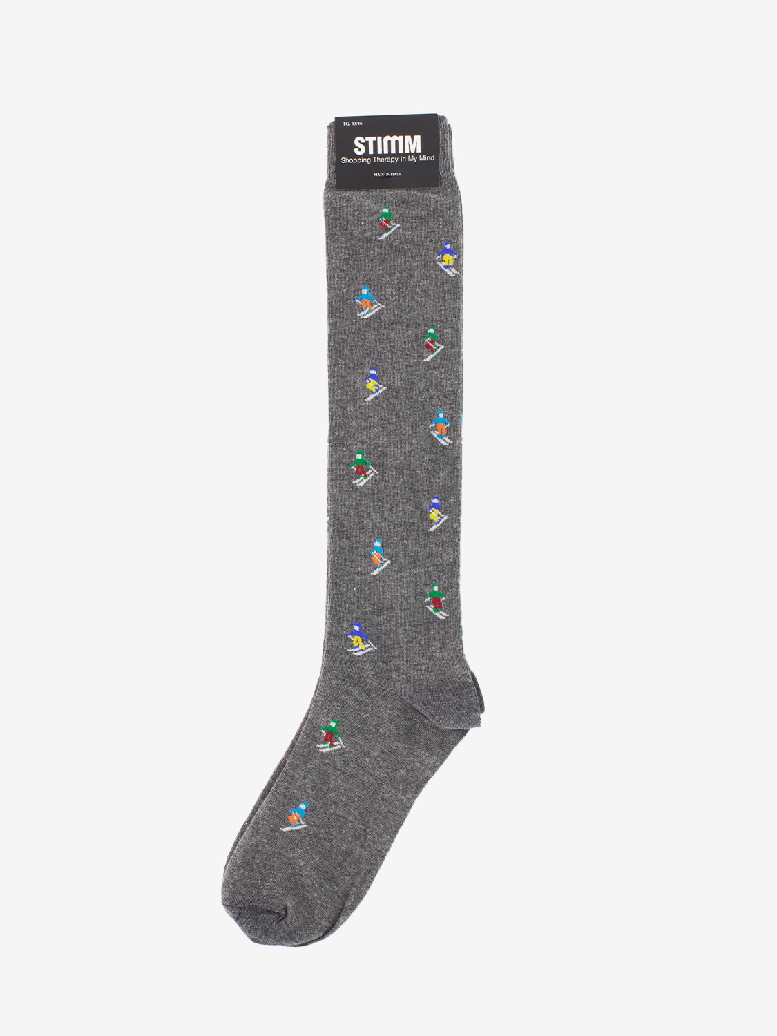 Long grey skier sock