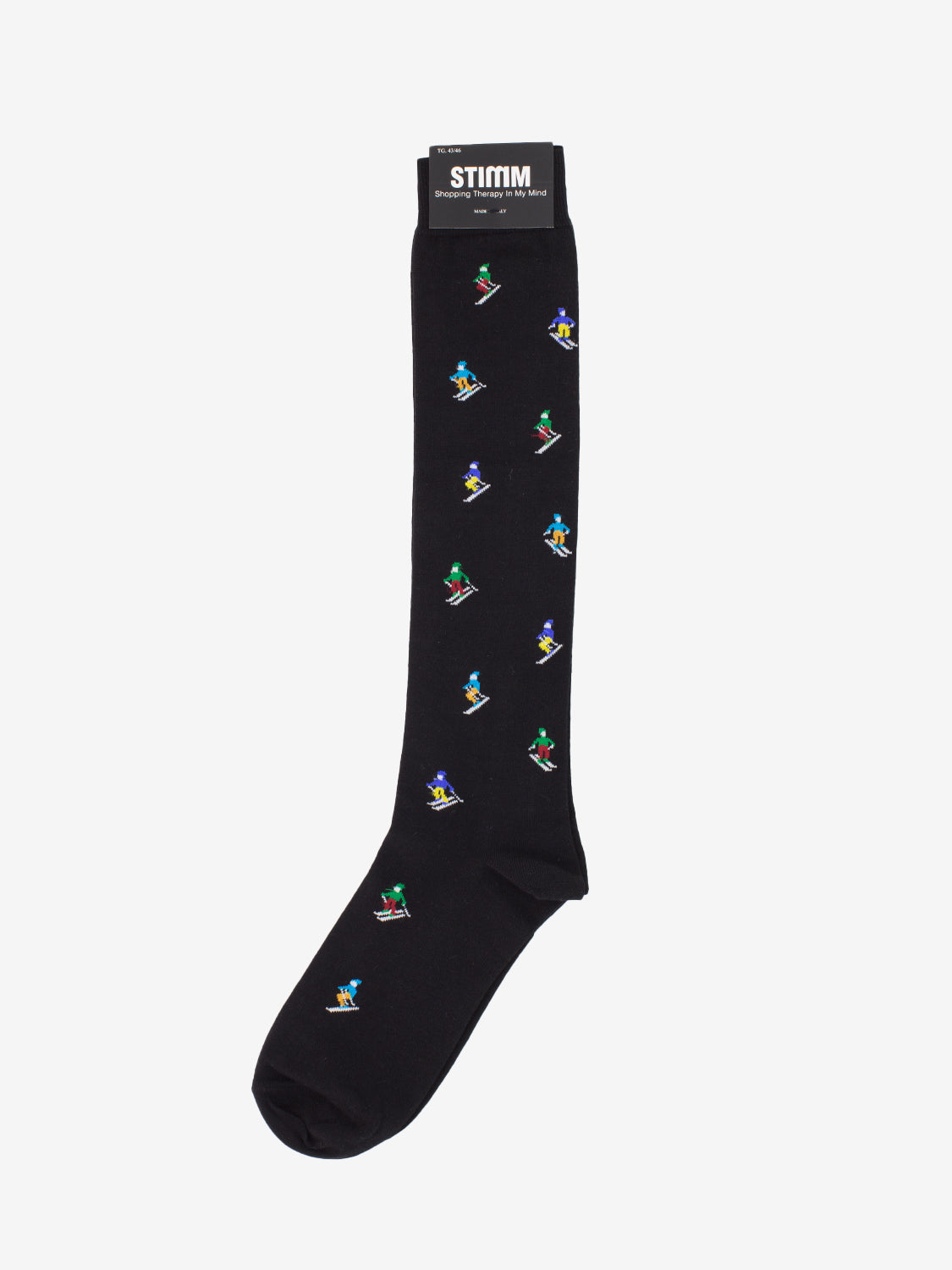 Black skier long sock