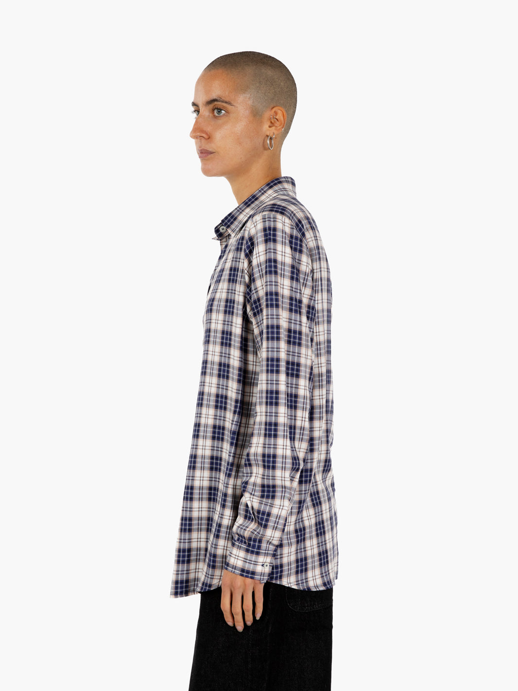 BLUE CHECKED SHIRT 25-505_BLUE