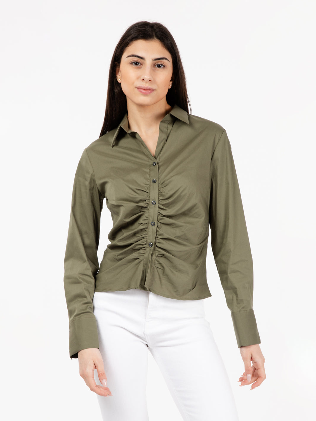 Military Ruffled Shirt