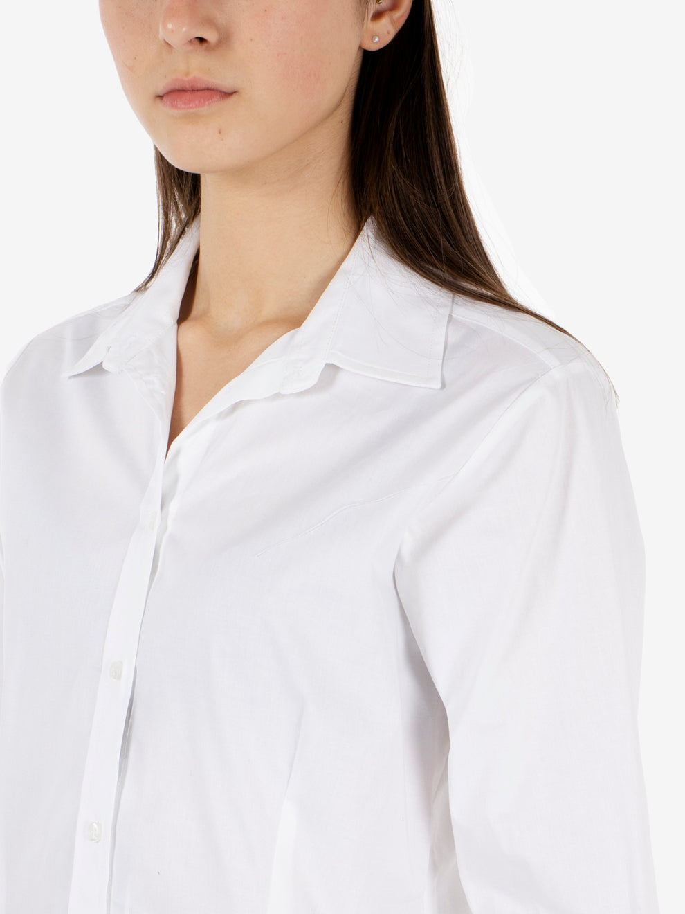 Basic Fitted Shirt White