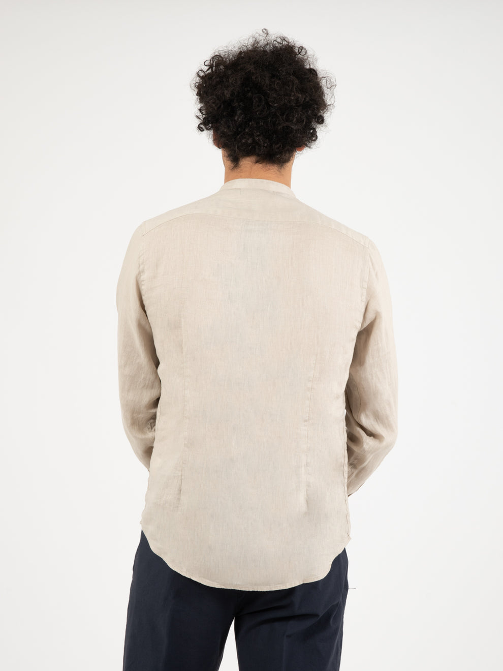 Korean linen sand shirt