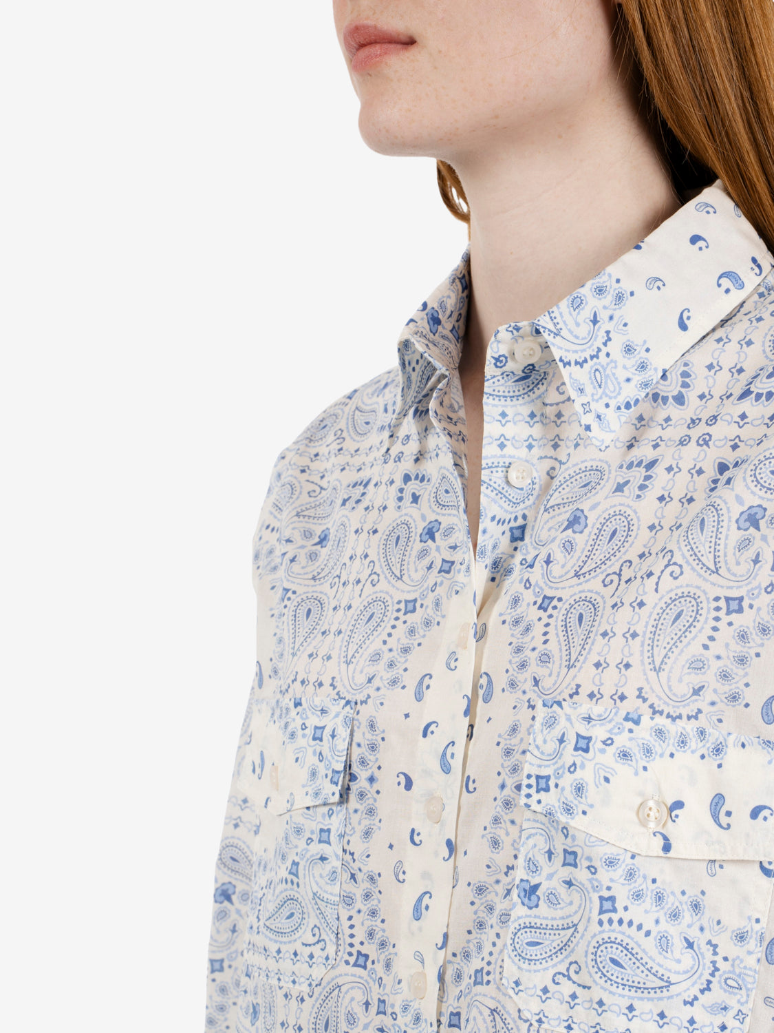 Bandana print sky shirt