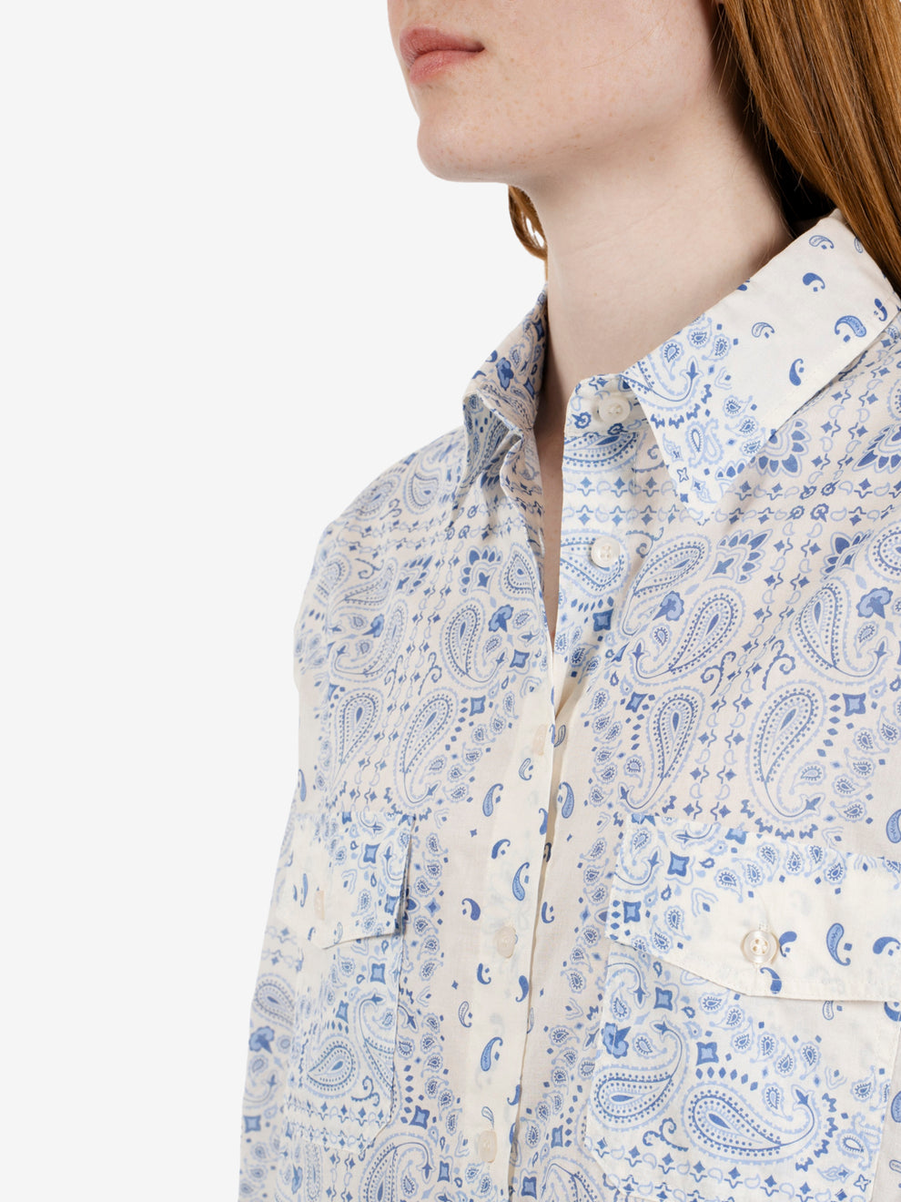 Bandana print sky shirt