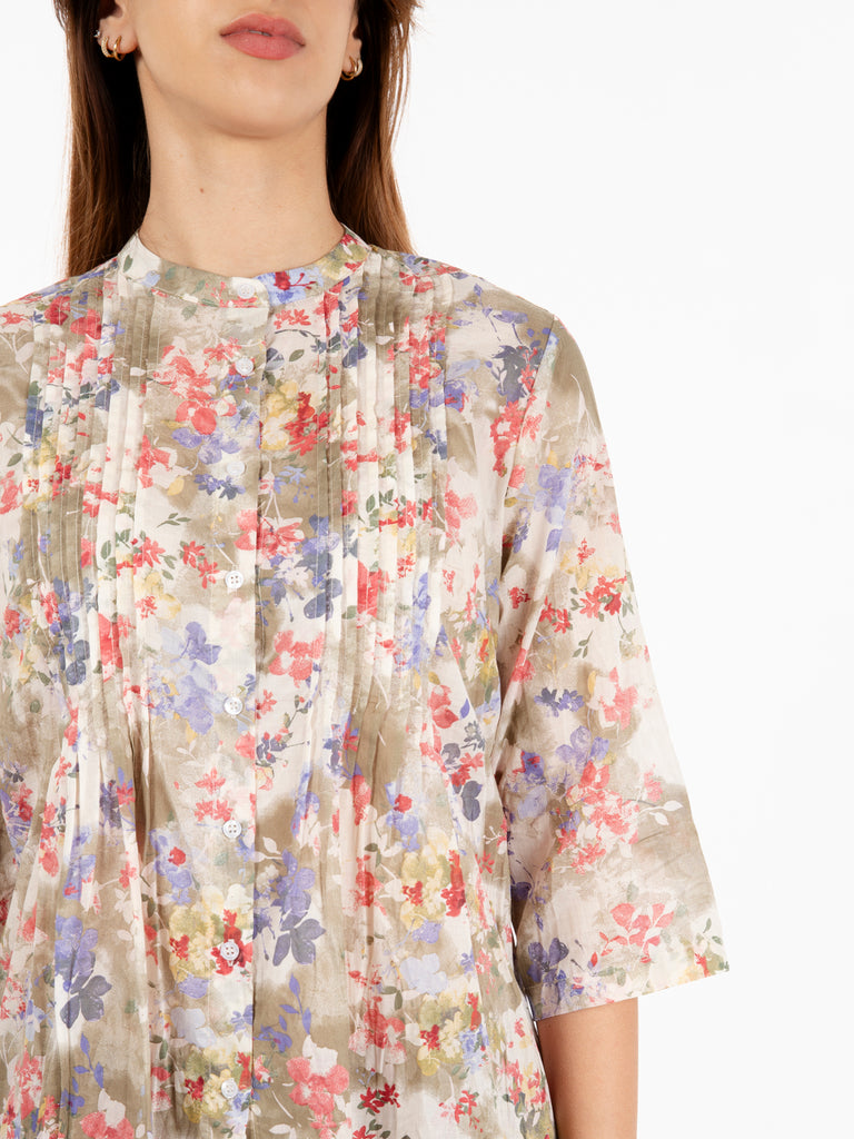 STIMM - Camicia Froisse fantasia fiori