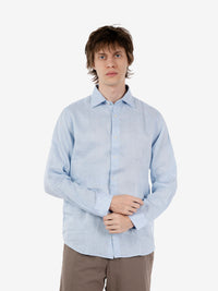 Light blue linen shirt