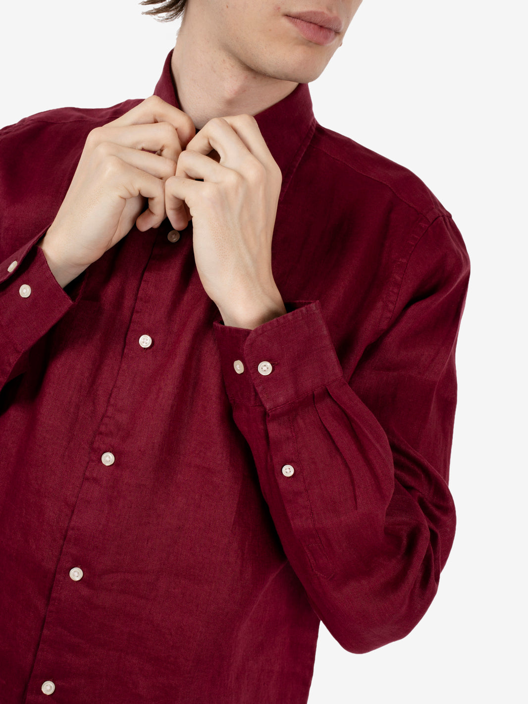 Lambrusco linen shirt
