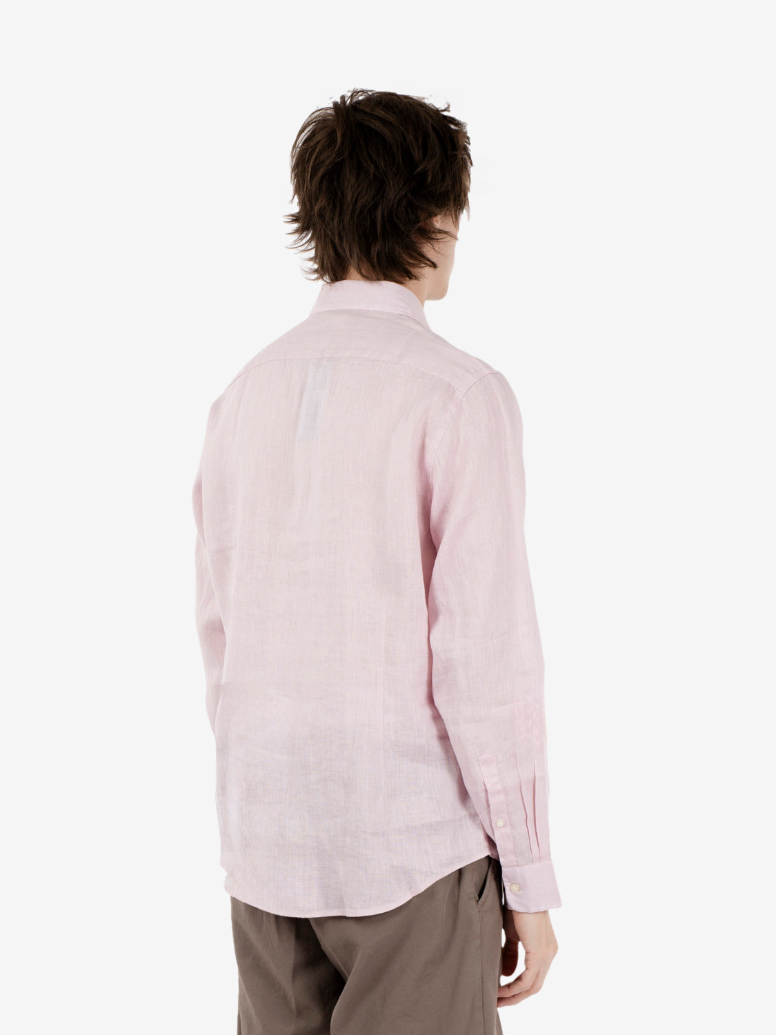 Pink linen shirt
