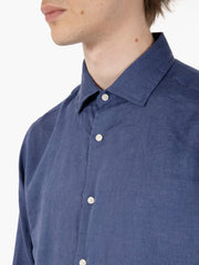 STIMM - Camicia in lino ultramarine