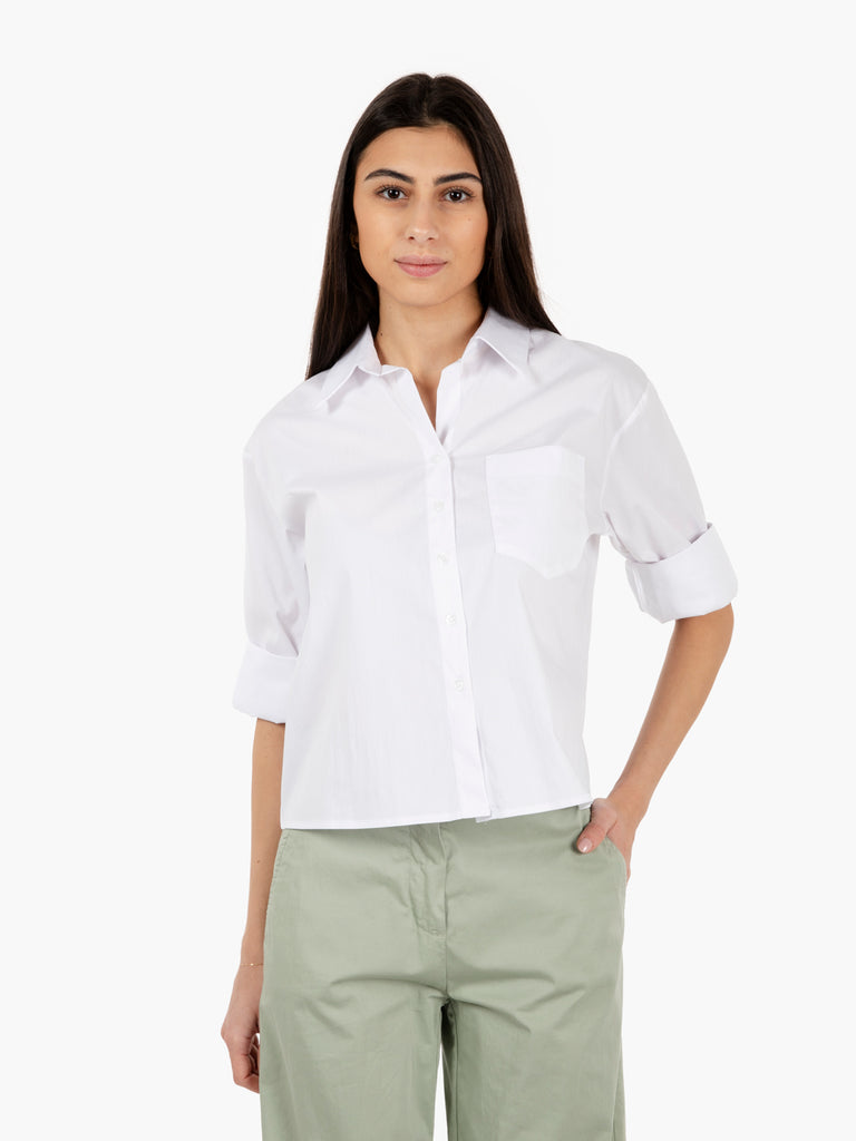 STIMM - Camicia Irma a scatola bianca