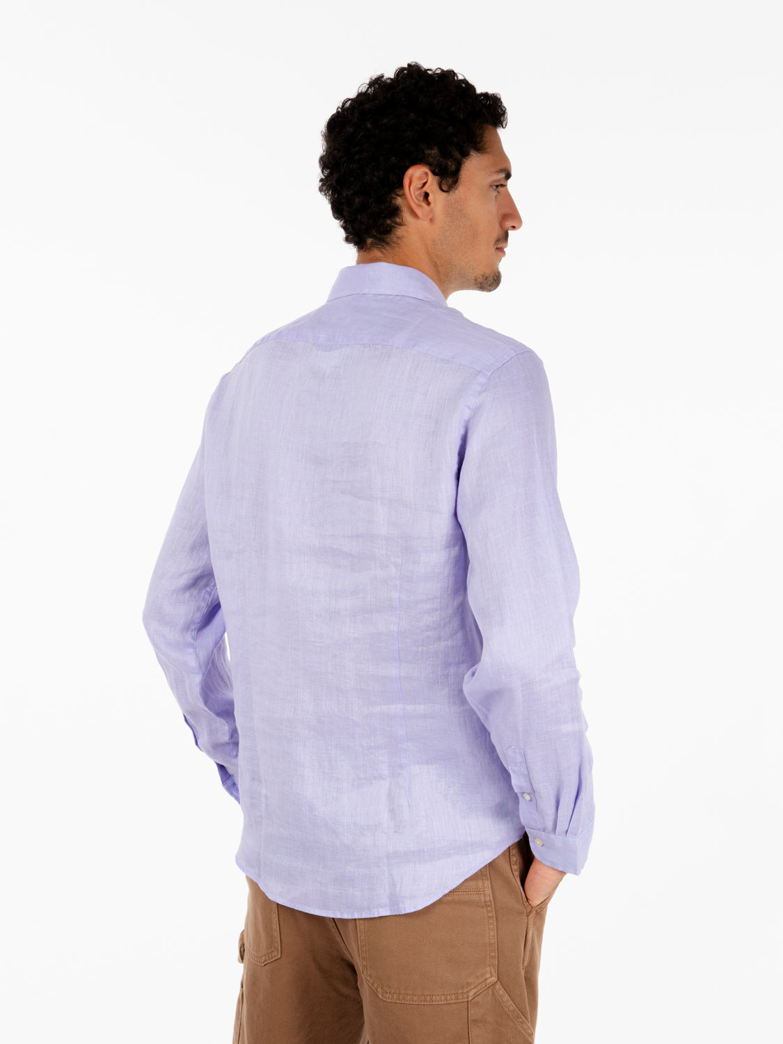 Wisteria linen shirt