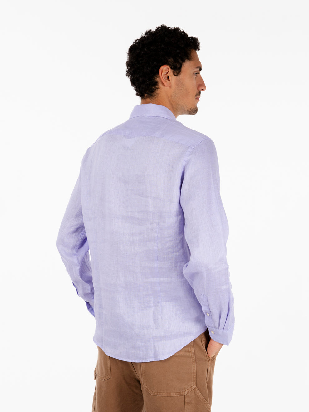 Wisteria linen shirt